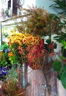 店内はすっかり秋になりました。｜「岩井生花店」　（京都府京都市中京区の花キューピット加盟店 花屋）のブログ